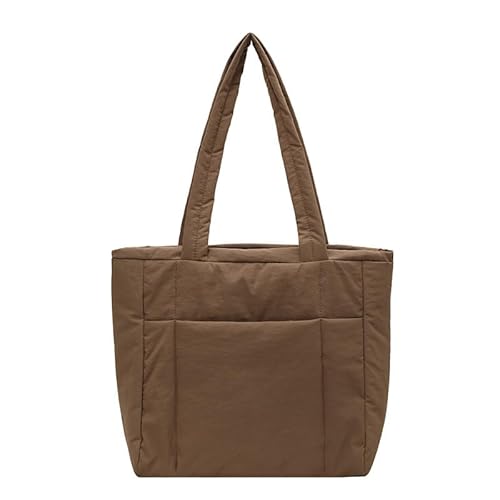 XFLSDHGD Frauen Winterpuffer Taschen Einfacher Farb -Einzel -Umhängetasche Großkapazität Mode Laptop Handtaschen einfach für Partyreisen Arbeiten von XFLSDHGD