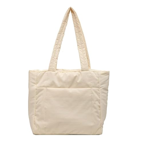 XFLSDHGD Frauen Winterpuffer Taschen Einfacher Farb -Einzel -Umhängetasche Großkapazität Mode Laptop Handtaschen einfach für Partyreisen Arbeiten von XFLSDHGD