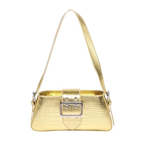 XFLSDHGD Frauen coole Mädchen Umhängetasche PU Ledergürtel Schnalle Textur vielseitige Achselhöhlen -Tasche Reise Putdatum Tasche von XFLSDHGD