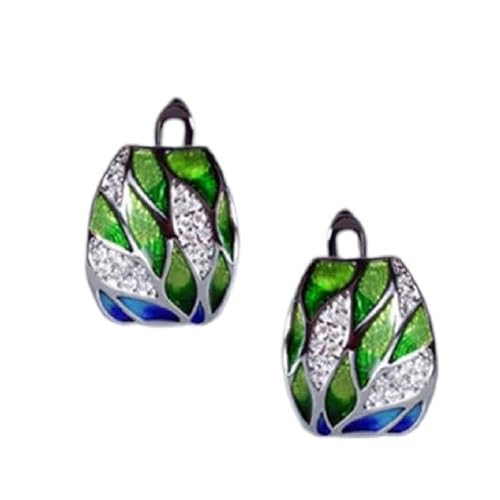 XFLSDHGD Neue 2026 Unisex Classic Damen für Schmuck Set Green Blatt dreiteilig von XFLSDHGD