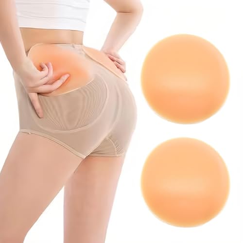 XFSRG 1 Paar Silikon-Po-Pads Selbstklebende Silikon-Hüftpolster Perfekte Kurven Unsichtbare Hip Dips Pads Wiederverwendbar Fake-pos-Polster Verstärker für Frauen XFSRG 1 Paar Silikon-Po-Pads Selbstklebende Silikon-Hüftpolster Perfekte Kurven Unsichtbare Hip Dips Pads Wiederverwendbar Fake-pos-Polster Verstärker für Frauen von XFSRG