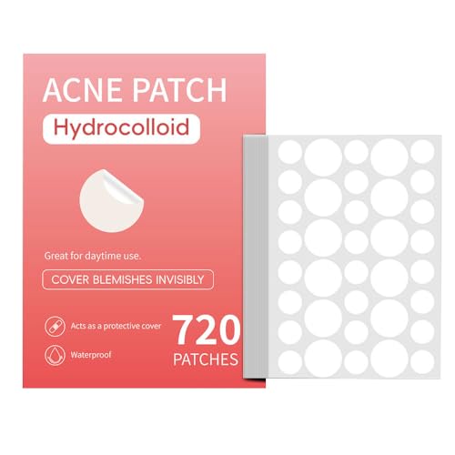 XFSRG 720 Pickel Patch Pimple Patches für alle Hauttypen Hydrokolloid-Pflaster mit natürlichen Ölen wie Teebaum und Calendula für sanfte Hautpflege XFSRG 720 Pickel Patch Pimple Patches für alle Hauttypen Hydrokolloid-Pflaster mit natürlichen Ölen wie Teebaum und Calendula für sanfte Hautpflege von XFSRG