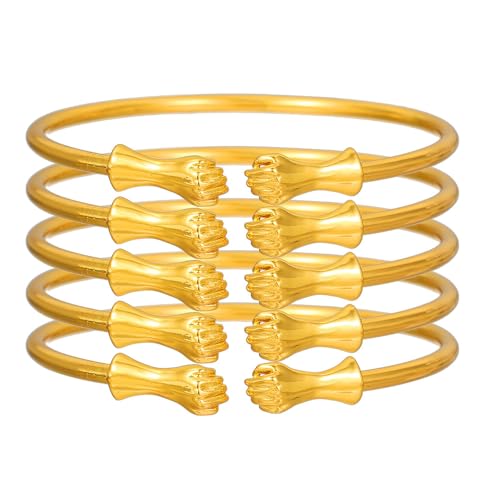 XFSRG Armband Damen Charms Armband Freundschaftsarmbänder Mit Eleganten Handdesign Für Modebewusste Frauen(Gold) von XFSRG