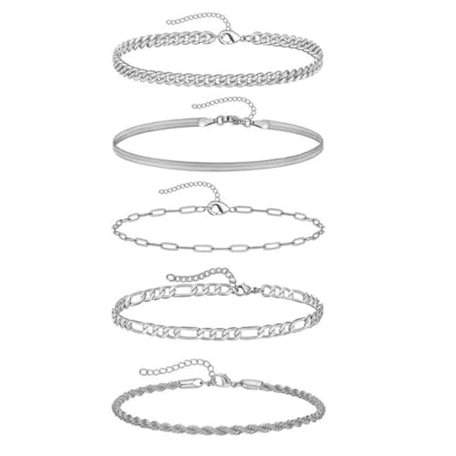XFSRG Armband Damen Set Silber Elegant Mode Schmuck Frauen Geschenk für Geburtstag XFSRG Armband Damen Set Silber Elegant Mode Schmuck Frauen Geschenk für Geburtstag von XFSRG