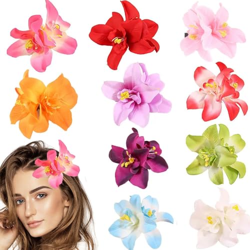 XFSRG Blumen Haarklammer Hawaii Stil Haarspange Blume für Frauen und Mädchen von XFSRG