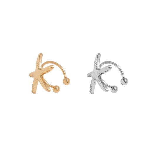 XFSRG Blumen Ohrringe Set Damen Ohrstecker Modisch Elegante Blüten Design Ohrringe für Frauen (E2388A+E2388B) von XFSRG