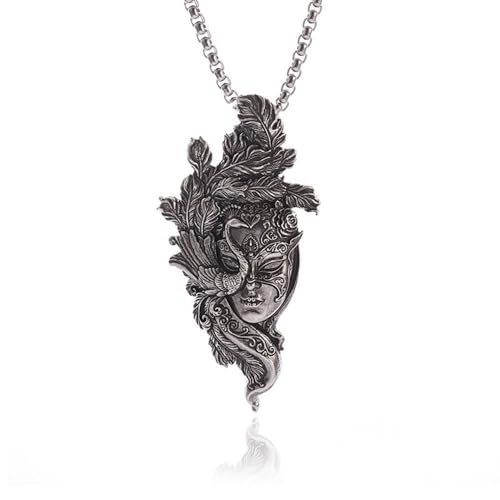 XFSRG Damen Halskette Vintage Design Schmuck Silberkette Modeschmuck Kette für Mädchen und Frauen XFSRG Damen Halskette Vintage Design Schmuck Silberkette Modeschmuck Kette für Mädchen und Frauen von XFSRG