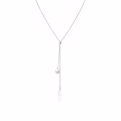 XFSRG Damen Halskette mit Perle und Anhänger Silberkette Elegante Modeschmuck Kette Perfekt für Alltag und besondere Anlässe Lieblingsstück für Frauen und Mädchen XFSRG Damen Halskette mit Perle und Anhänger Silberkette Elegante Modeschmuck Kette Perfekt für Alltag und besondere Anlässe Lieblingsstück für Frauen und Mädchen von XFSRG
