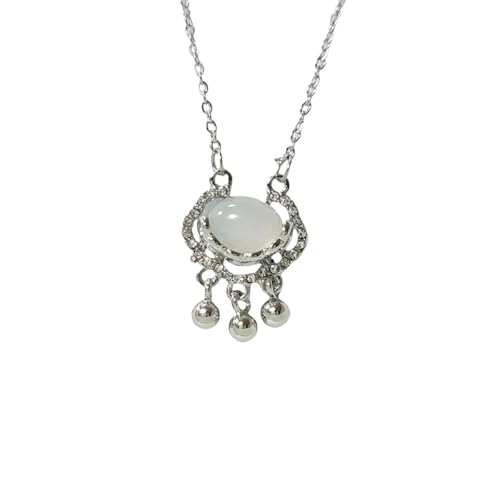 XFSRG Damen Halskette mit Silberkette und Anhänger aus Kristall Eleganter Modeschmuck für besondere Anlässe und Perfektes für Geschenk XFSRG Damen Halskette mit Silberkette und Anhänger aus Kristall Eleganter Modeschmuck für besondere Anlässe und Perfektes für Geschenk von XFSRG