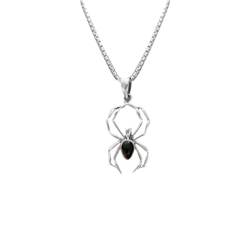 XFSRG Damen Silberkette mit Spinnenanhänger Modeschmuck Kette für Mädchen Halskette für besondere Anlässe Lieblingsstück für Halloween und Partys XFSRG Damen Silberkette mit Spinnenanhänger Modeschmuck Kette für Mädchen Halskette für besondere Anlässe Lieblingsstück für Halloween und Partys von XFSRG