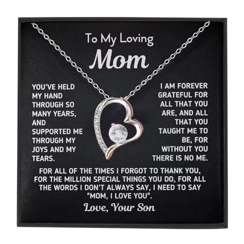 XFSRG Elegante Kette Damen Herz Anhänger Silber Kupfer Liebevolle Halskette von XFSRG