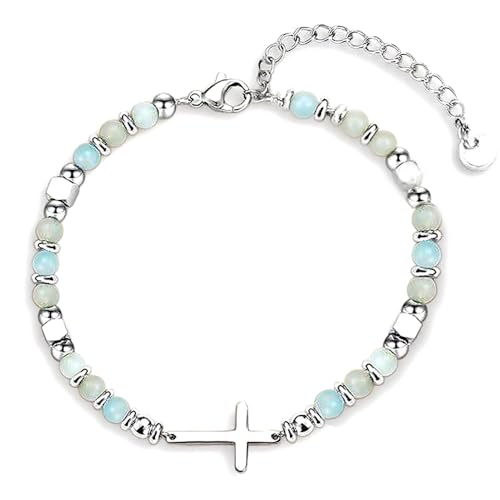 XFSRG Elegantes Armband Damen Schmuck mit Kreuz Anhänger Hochwertiges Damen Armband für Taufe oder Besondere Anlässe von XFSRG