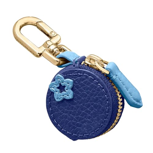 XFSRG Exquisites Coin Purse Mit Reißverschluss Mini Tasche Schlüsselanhänger Damen Münzgeldbeutel Modisches Design (Blau) von XFSRG