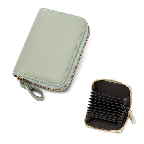 XFSRG Geldbeutel Damen Kartenetui Geldbörse Damen klein und im Kurzformat Kartenhalter in sehr Schönen Farben Card Holder mit Vielen Fächern für Damen Noch Nie so Einfach ihre Sachen Grün XFSRG Geldbeutel Damen Kartenetui Geldbörse Damen klein und im Kurzformat Kartenhalter in sehr Schönen Farben Card Holder mit Vielen Fächern für Damen Noch Nie so Einfach ihre Sachen Grün von XFSRG
