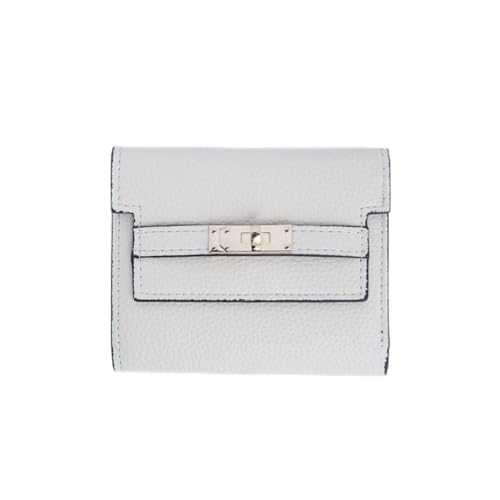 XFSRG Kompakte Geldbörse Damen Portemonnaie Kleine Brieftasche Kartenhalter Münzbörse Geldtasche Elegant Klassisch Schloss Verschluss von XFSRG