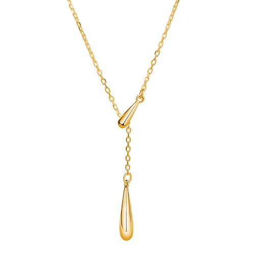 XFSRG Goldkette Damen Halskette Modeschmuck Kette für Mädchen Elegantes Design Silberkette Lieblingsstück für besondere Anlässe XFSRG Goldkette Damen Halskette Modeschmuck Kette für Mädchen Elegantes Design Silberkette Lieblingsstück für besondere Anlässe von XFSRG