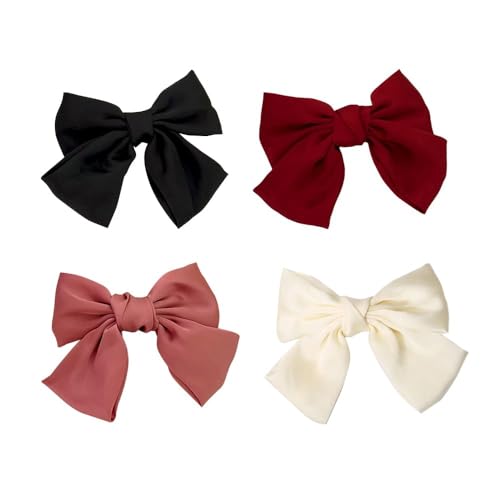 XFSRG Haarspangen Damen mit Schleife Schwanz Französisches Band Haarklammer Weiche Seidige Satin Geeignet für Party Datum Reisen Täglich XFSRG Haarspangen Damen mit Schleife Schwanz Französisches Band Haarklammer Weiche Seidige Satin Geeignet für Party Datum Reisen Täglich von XFSRG