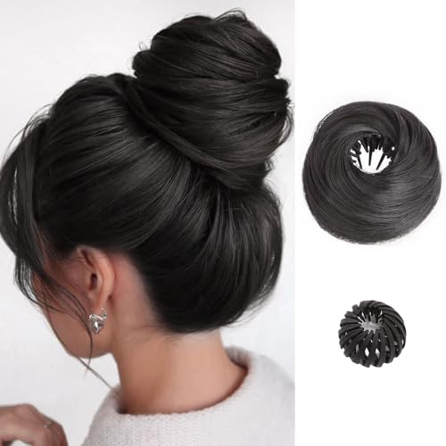 XFSRG Haarteil Dutt Haargummi Synthetisch Haarverlängerung Haardutt Messy Bun für Damen Mädchen XFSRG Haarteil Dutt Haargummi Synthetisch Haarverlängerung Haardutt Messy Bun für Damen Mädchen von XFSRG