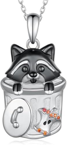 XFSRG Niedliche Waschbär-Halskette für Mädchen Hochwertiger Schmuck Perfekt für Geburtstagsgeschenke und besondere Anlässe von XFSRG