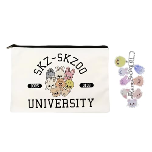 XFSRG Kulturtasche Damen Mit Niedlichem Cartoon Design Make Up Tasche Für Reisen Und Alltag von XFSRG