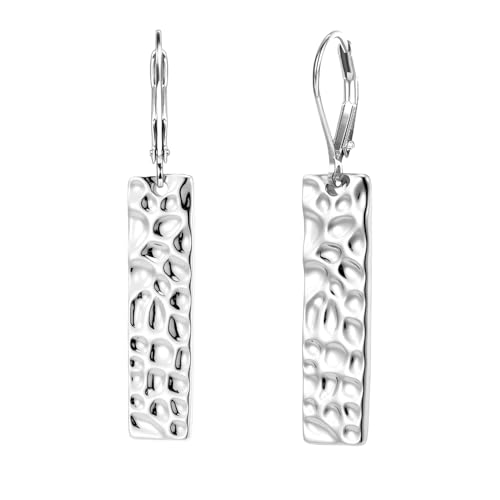 XFSRG Ohrringe Silber 925 Hängend Elegante Ohrhänger Silber für Damen Modernes Design und Hochwertige Verarbeitung Perfekt für Jeden Anlass (Silber) von XFSRG