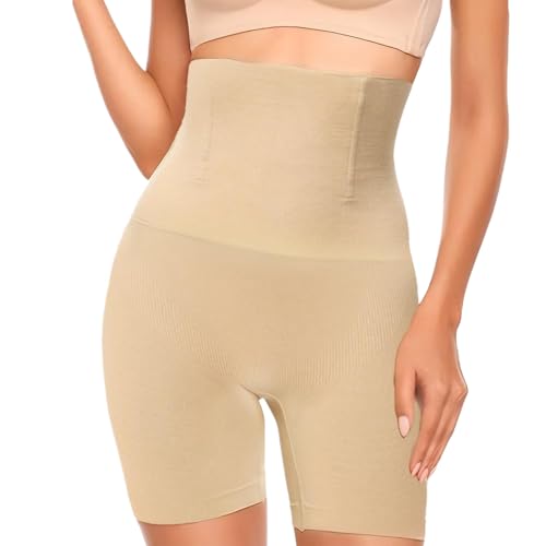 XFSRG Shapewear Damen Bauchweg Unterhose Hohe Taille Nahtlose Miederhose für Bauchkontrolle und Hüftformung Figurformende Shapewear für Glatte Silhouette（Hautfarbe XL/XXL） von XFSRG