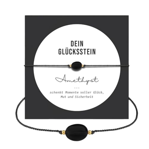 XFSRG Turmalin Armband für Damen mit elegantem Design als schützender und ausgleichender Heilstein Schmuck für jeden Anlass von XFSRG