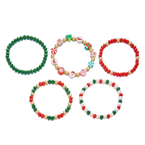 XFSRG Weihnachtsarmband Damen Kristallperlen Weihnachtsbaum Weihnachtsmann Elemente Armband Elegant Geeignet für Partys Feiern Streetstyle Fotos XFSRG Weihnachtsarmband Damen Kristallperlen Weihnachtsbaum Weihnachtsmann Elemente Armband Elegant Geeignet für Partys Feiern Streetstyle Fotos von XFSRG