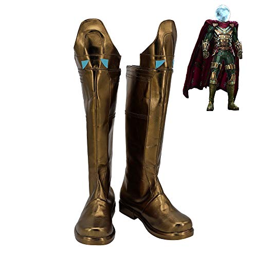 -Perücke für Cosplay Anime Cosplay Perücke Mysterio Schuhe Cosplay Quentin Beck Spider-Man Far Away From Home Herrenstiefel 48 Damengröße von XFZJCHAP