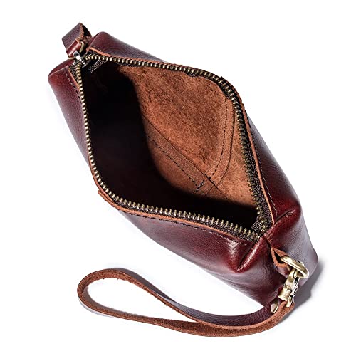 XFZJCHAP 1pcs Retro Long Wallet Clutch Bag große Kapazitäts Handgelenkbeutel Alte Business Handtasche Männer von XFZJCHAP