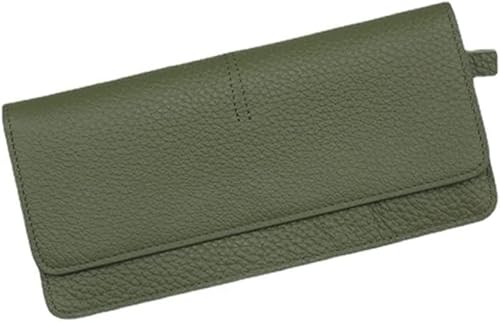 XFZJCHAP Brieftasche WOM -Leder -Brieftasche Frau Langer Brieftaschen Lady Clutch Bag Coin Geldbörse Kreditkartenhalter (Farbe: B, Größe: 20 * 9,5 * 1 cm) von XFZJCHAP