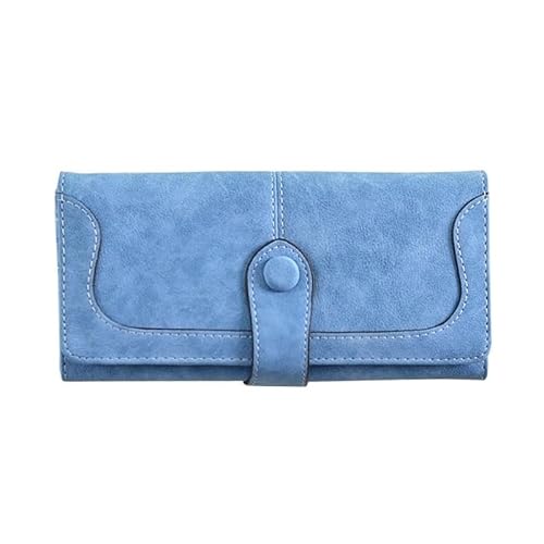 XFZJCHAP Brieftasche WOM Matte Leder Lady Geldbeutel weiblicher Kartenhalter Brieftasche, Vintage Frosted Cut Woms Long Reißverschluss Geldclip XFZJCHAP Brieftasche WOM Matte Leder Lady Geldbeutel weiblicher Kartenhalter Brieftasche, Vintage Frosted Cut Woms Long Reißverschluss Geldclip von XFZJCHAP