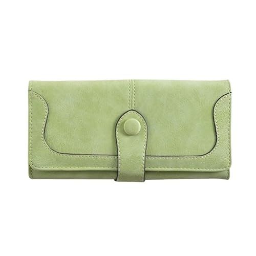 XFZJCHAP Brieftasche WOM Matte Leder Lady Geldbeutel weiblicher Kartenhalter Brieftasche, Vintage Frosted Cut Woms Long Reißverschluss Geldclip XFZJCHAP Brieftasche WOM Matte Leder Lady Geldbeutel weiblicher Kartenhalter Brieftasche, Vintage Frosted Cut Woms Long Reißverschluss Geldclip von XFZJCHAP