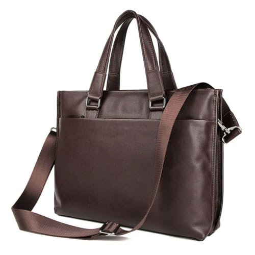 XFZJCHAP Echte Leder -Aktentasche für Männer, Atmosphärische Anwaltstasche, Pendelhandtasche pendeln XFZJCHAP Echte Leder -Aktentasche für Männer, Atmosphärische Anwaltstasche, Pendelhandtasche pendeln von XFZJCHAP