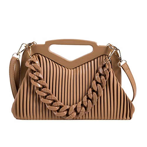 XFZJCHAP Handtasche Frauen umgedrehtes Dreieck Griff Leder Handbeutel Crossbody Taschen Frauen Einkaufstasche Lady Satchel XFZJCHAP Handtasche Frauen umgedrehtes Dreieck Griff Leder Handbeutel Crossbody Taschen Frauen Einkaufstasche Lady Satchel von XFZJCHAP