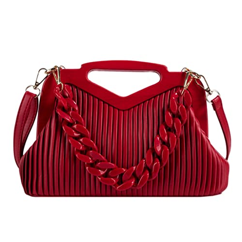 XFZJCHAP Handtasche Frauen umgedrehtes Dreieck Griff Leder Handbeutel Crossbody Taschen Frauen Einkaufstasche Lady Satchel XFZJCHAP Handtasche Frauen umgedrehtes Dreieck Griff Leder Handbeutel Crossbody Taschen Frauen Einkaufstasche Lady Satchel von XFZJCHAP