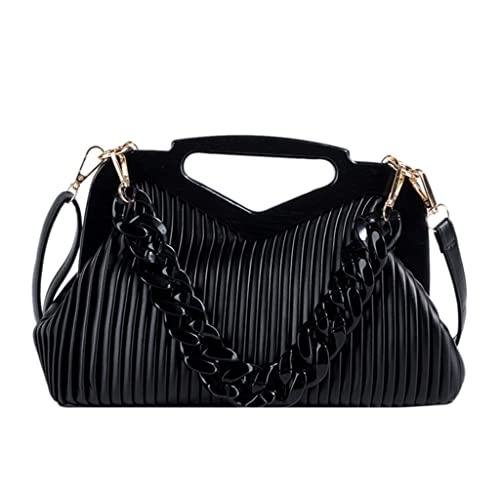 XFZJCHAP Handtasche Frauen umgedrehtes Dreieck Griff Leder Handbeutel Crossbody Taschen Frauen Einkaufstasche Lady Satchel XFZJCHAP Handtasche Frauen umgedrehtes Dreieck Griff Leder Handbeutel Crossbody Taschen Frauen Einkaufstasche Lady Satchel von XFZJCHAP
