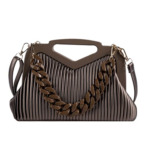 XFZJCHAP Handtasche Frauen umgedrehtes Dreieck Griff Leder Handbeutel Crossbody Taschen Frauen Einkaufstasche Lady Satchel XFZJCHAP Handtasche Frauen umgedrehtes Dreieck Griff Leder Handbeutel Crossbody Taschen Frauen Einkaufstasche Lady Satchel von XFZJCHAP