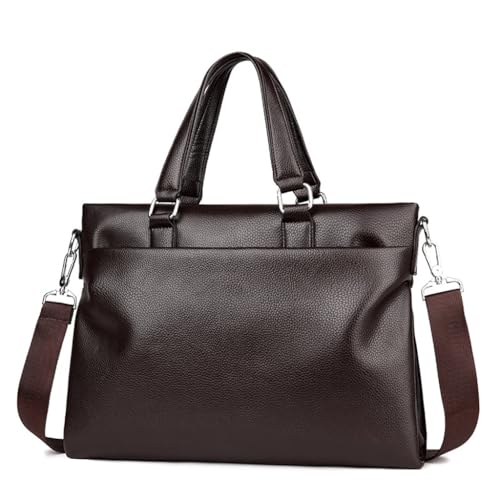XFZJCHAP Handtasche Herrenbeutel große Kapazität Tragbarer Business -Computer -Tasche Herren -Crossbody -Tasche (Svart) von XFZJCHAP