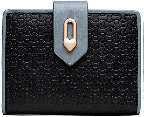XFZJCHAP Kartenbrieftaschen Damen Leder Brieftasche mit großer Kapazität Schnallen Brieftasche Multifunktional kurzer Brieftaschenkupplung (Farbe: Gelb) von XFZJCHAP