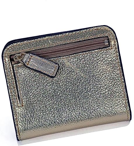 XFZJCHAP Kartenbrieftaschen Mode Split Leder Lady Wallet Mini Wallet Lady kleine Lederbrieftasche mit Münzentasche (Farbe: Schwarz) von XFZJCHAP