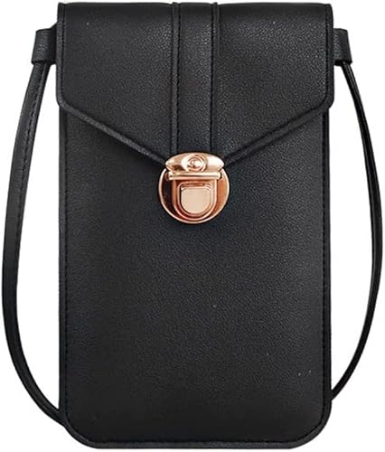 XFZJCHAP Ladies Touch Scree Mobile Wallet Smartphone Brieftasche PU Leder Schultergurt Tasche Ladies Bag Mobile Wallet (Farbe: C, Größe: 1Ps) von XFZJCHAP