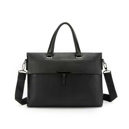 XFZJCHAP Lederschicht Cowide Herrenhandtasche Natural Slam Business Trip Crossbody Aktentasche Computertasche XFZJCHAP Lederschicht Cowide Herrenhandtasche Natural Slam Business Trip Crossbody Aktentasche Computertasche von XFZJCHAP