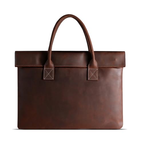XFZJCHAP Top -Layer -Kuhläden -Laptop -Tasche Herren -Tasche Leder großer Kapazitätsgeschäftsschreibe XFZJCHAP Top -Layer -Kuhläden -Laptop -Tasche Herren -Tasche Leder großer Kapazitätsgeschäftsschreibe von XFZJCHAP