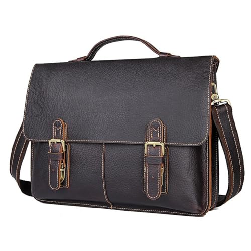XFZJCHAP Vintage Casual Leder Aktentasche Geschäftstasche Handtasche Umhängetasche Computertasche XFZJCHAP Vintage Casual Leder Aktentasche Geschäftstasche Handtasche Umhängetasche Computertasche von XFZJCHAP