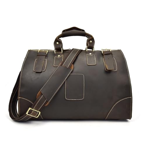 XFZJCHAP Vintage -Tasche Reisetasche Herren Leder Handgepäck mit Top -Schicht Cowhide -Umhängetasche XFZJCHAP Vintage -Tasche Reisetasche Herren Leder Handgepäck mit Top -Schicht Cowhide -Umhängetasche von XFZJCHAP