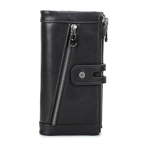 XFZJCHAP WOM Wallet Leder Brieftasche Kartenhalterin Frau Lang Geldbeutel Telefontasche große Kapazität RFID Anti-Diebstahl Pinsel Leder Brieftasche XFZJCHAP WOM Wallet Leder Brieftasche Kartenhalterin Frau Lang Geldbeutel Telefontasche große Kapazität RFID Anti-Diebstahl Pinsel Leder Brieftasche von XFZJCHAP