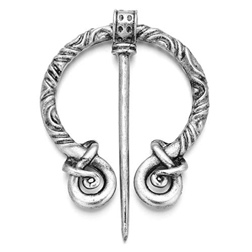 XGALA Wikinger-Brosche, Anstecknadel für Kleidung, Umhang, keltischer Schal, Brosche, Schmuck für Frauen und Mädchen, Metall Stoff Metall XGALA Wikinger-Brosche, Anstecknadel für Kleidung, Umhang, keltischer Schal, Brosche, Schmuck für Frauen und Mädchen, Metall Stoff Metall von XGALBLA