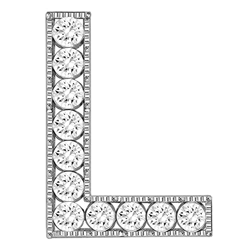 XGALBLA Buchstaben-Brosche, Anstecknadeln (A-Z), beschichtetes Metall, Kunstperle, Brosche für Frauen und Mädchen, inspiriertes Geschenk (goldfarben), Metall Kristall Strassstein, Kristall von XGALBLA