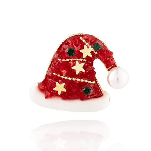 XGALBLA Vintage Strass Weihnachten Kristall Brosche Pins für Frauen Mädchen, Metall, Kristall Kein Edelstein XGALBLA Vintage Strass Weihnachten Kristall Brosche Pins für Frauen Mädchen, Metall, Kristall Kein Edelstein von XGALBLA